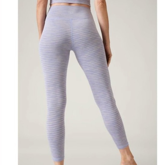 ATHLETA M Transcend Textured 7/8 Tight MediumSwallowtail Nova Textured - Picture 3 of 10